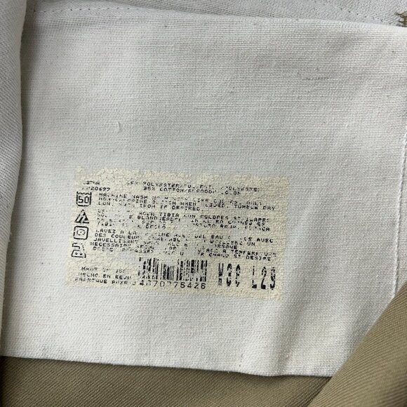 DICKIES CHINO PANTS MENS 36X29 * KHAKI WORKWEAR CASUAL - Picture 8 of 11